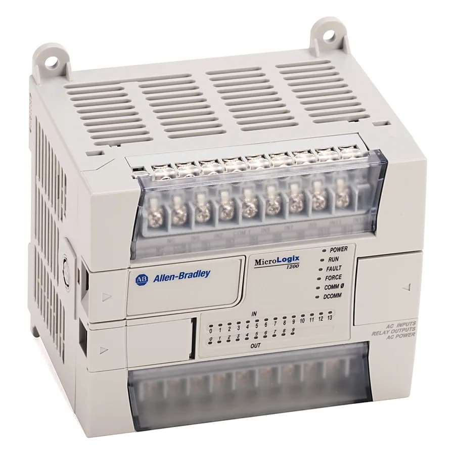Allen-Bradley 1762-L24AWAR MicroLogix 1200 24 Point Controller, Rockwell Automation product photo