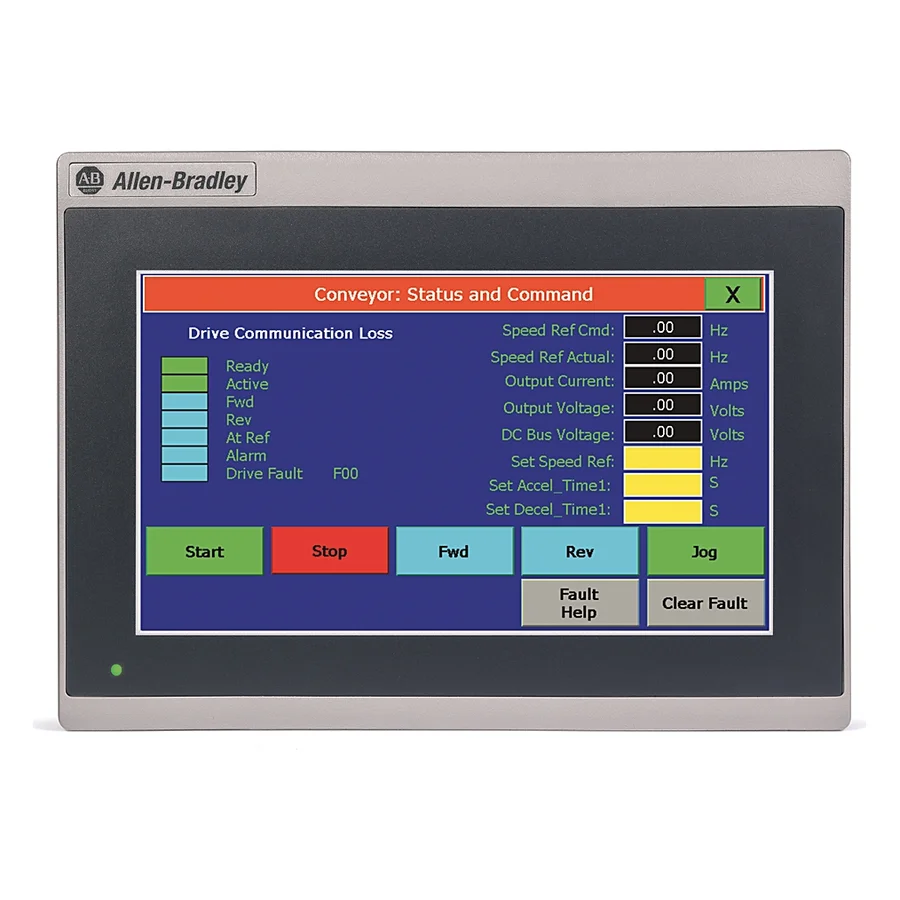 Allen-Bradley 2711R-T7T PANELVIEW 800 7-INCH HMI TERMINAL, Rockwell Automation product photo