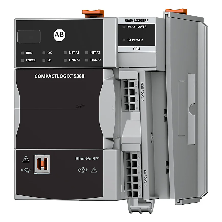 Allen-Bradley 5069-L320ERP CompactLogix 2MB Enet Process Controller, Rockwell Automation product photo