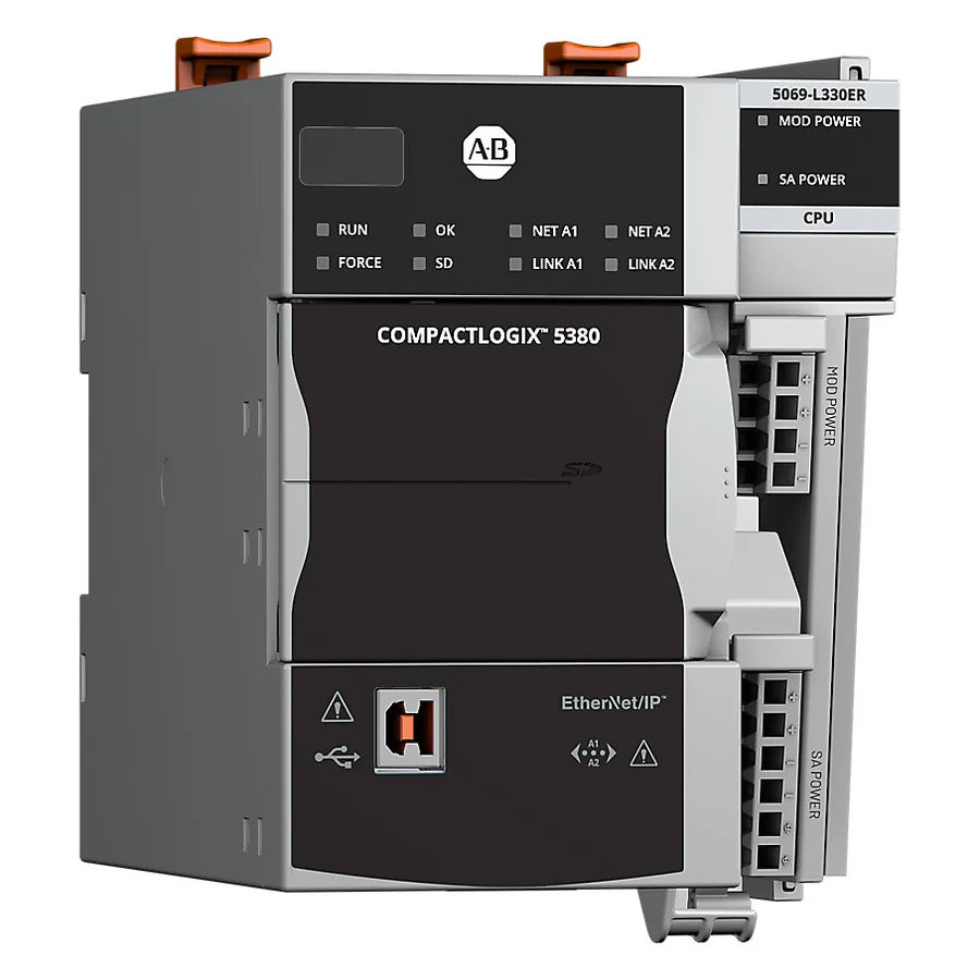 Allen-Bradley 5069-L330ER CompactLogix 3MB Enet Controller, Rockwell Automation product photo