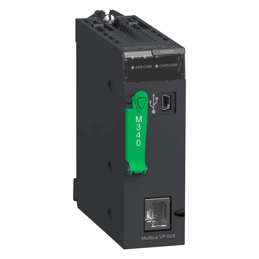 Schneider Electric BMXP342000 processor module M340 - max 1024 discrete + 256 analog I/O - Modbus, Schneider Electric product photo