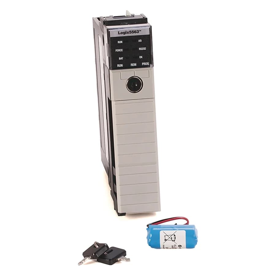 Allen-Bradley 1756-L63 ControlLogix 8 MB Memory Controller, Rockwell Automation product photo