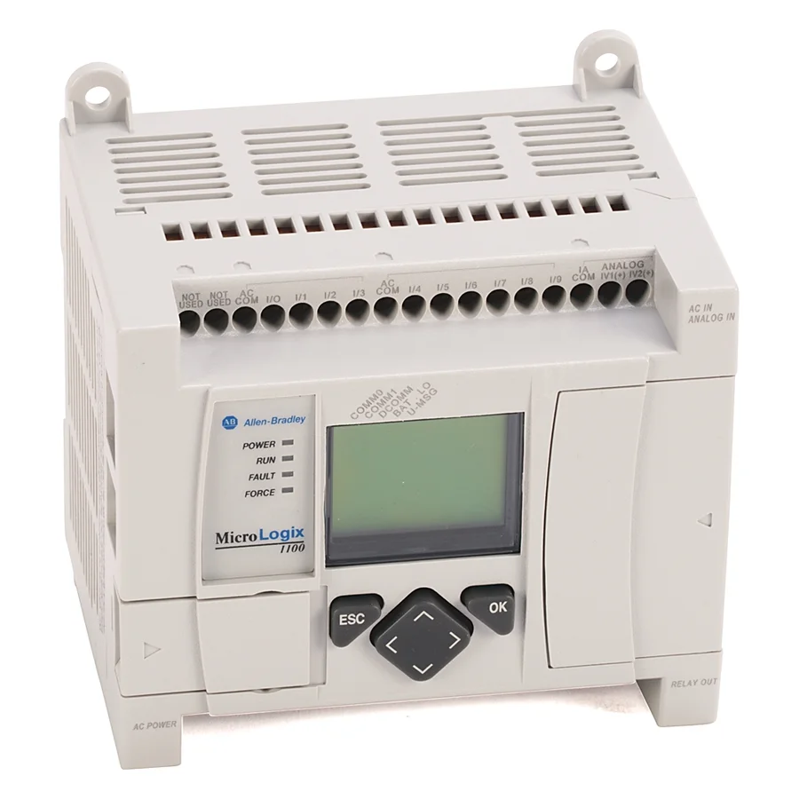 Allen-Bradley 1763-L16AWA MicroLogix 1100 16 Point Controller, Rockwell Automation product photo