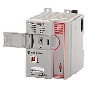 Allen-Bradley 1769-L30ERMS Compact GuardLogix CPU, L30ERMS, 1M/0.5M, Rockwell Automation product photo