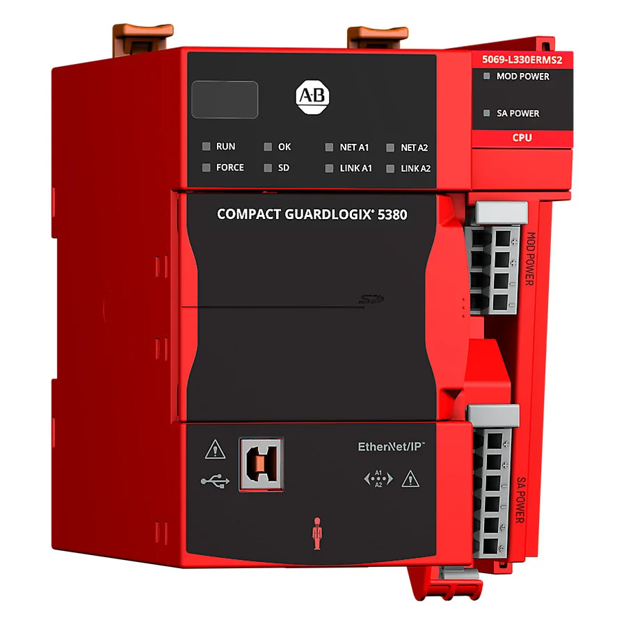 Allen-Bradley 5069-L330ERMS2 Compact GuardLogix SIL2 3.0/1.5M Motion, Rockwell Automation product photo