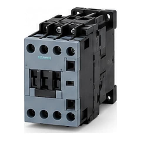 Generic illustration of a Siemens SIRIUS 3RT2 contactor, size S2, not a photograph of 3RT2036-1AK60; the exact product may look different.