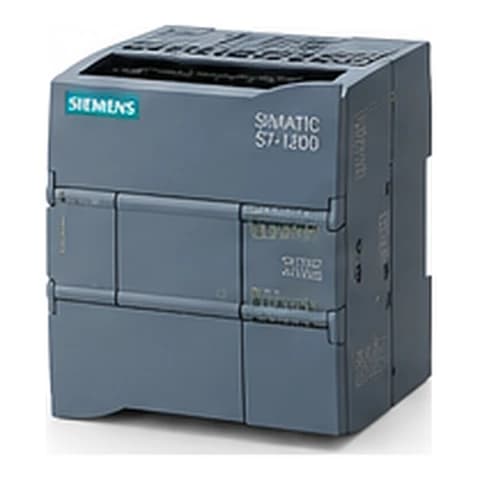Generic illustration of a Siemens SIMATIC S7-1200 CPU, not a photograph of 6ES7214-1AG40-0XB0; the exact product may look different.