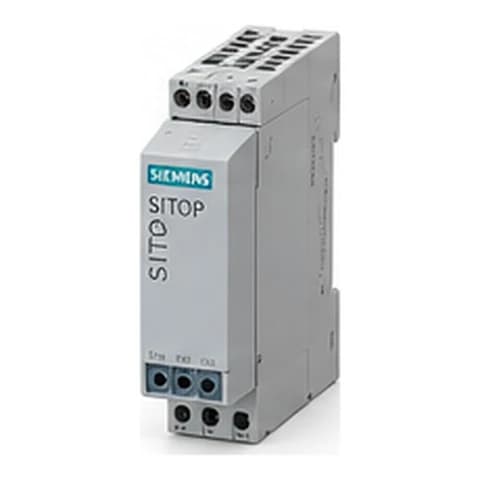 Generic illustration of a Siemens compact SITOP power supply, not a photograph of 6EP1334-2BA20; the exact product may look different.